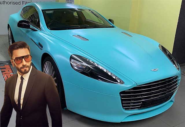 Aston Martin Rapide S in Ranveer Singh car collection