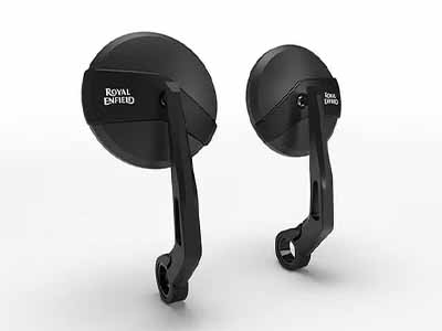 Guerrilla 450 Black bar end mirrors