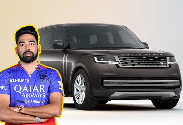 Mohammad Siraj Range Rover Vogue costs Rs 2.84 Crore