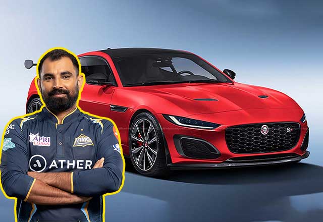 Mohammed Shami owns a Jaguar F-Type, which has a price tag of Rs 99 lakh