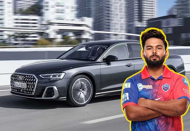 Rishabh Pant also owns multiple cars including Audi A8