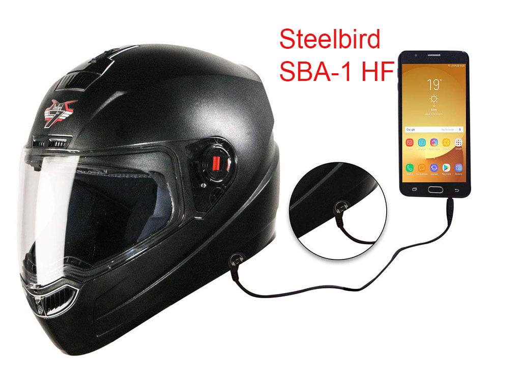 Steelbird SBA-1 HF helmet with handsfree music and calls connectivity launched