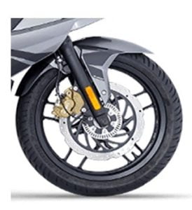pulsar RS 200 BS6 front tyre