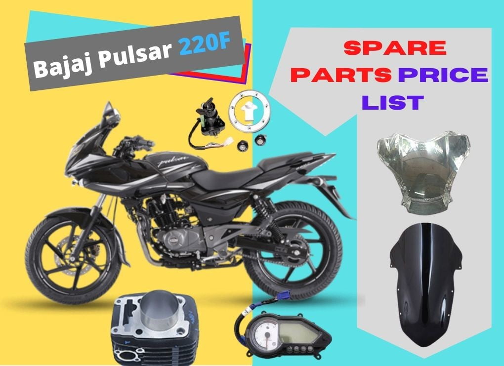 Spare parts price of Bajaj Pulsar 220f