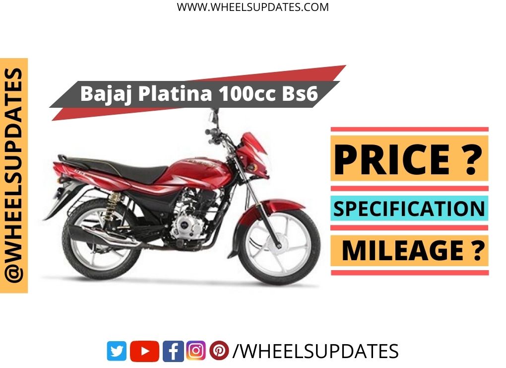 Bajaj Platina 100cc Bs6 Price and mileage