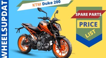 ktm 390 spare parts price list