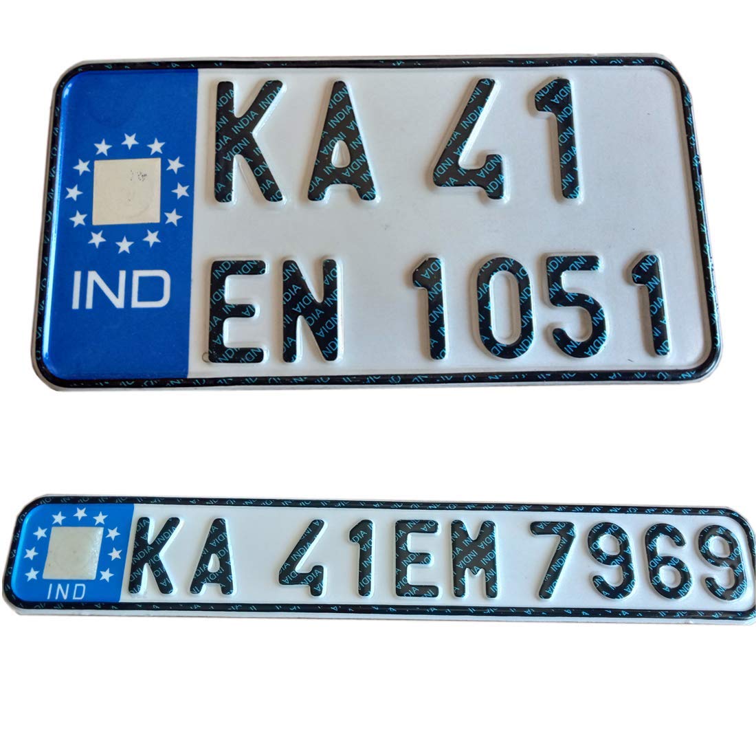 Number plate for all bikes