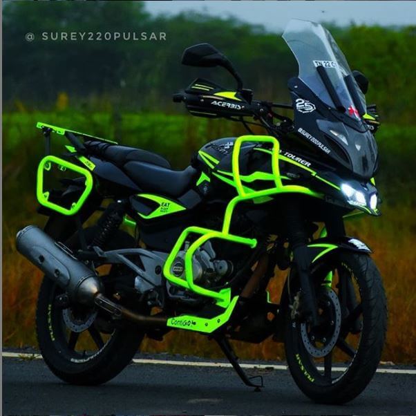 pulsar 220 touring modified