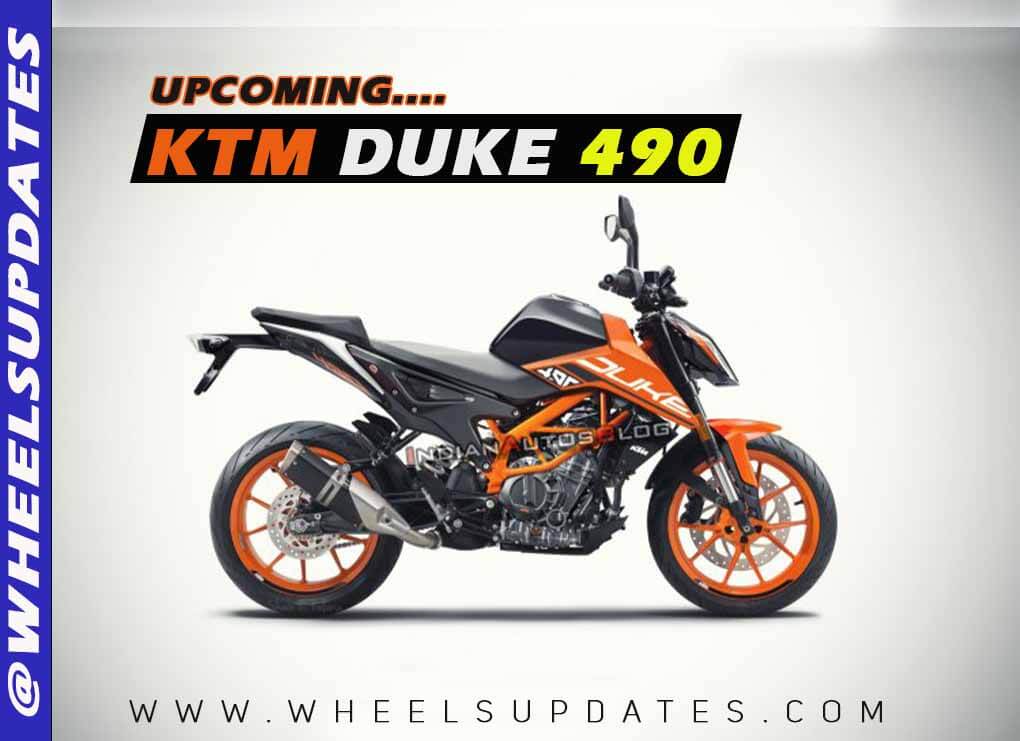 upcoming KTM duke 490, RC 490 and Adventure 490