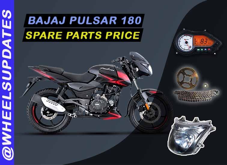 Bajaj Pulsar 180 spare parts price list