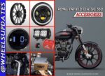 Royal endfield classic 350 accessories list in india 2021