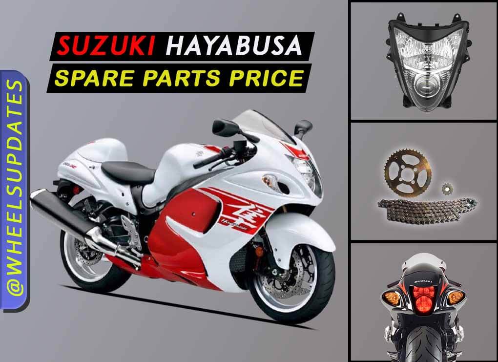 Suzuki Hayabusa spare parts price list in india