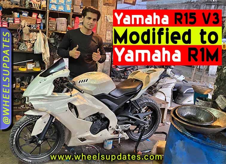 Yamaha R15 V3 Modified to Yamaha R15 in India
