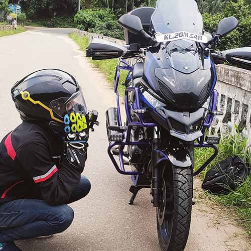 KERAL'S FIRST FULLY MODIFIED ADVENTURE PULSAR 220