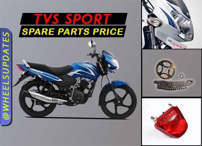 TVS Sport spare parts price list