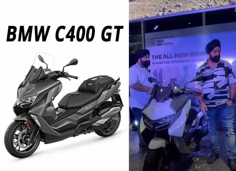 india's first bmw C400 gt owner swaran paji
