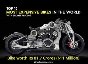 most expensive cycle in the world in indian rupees