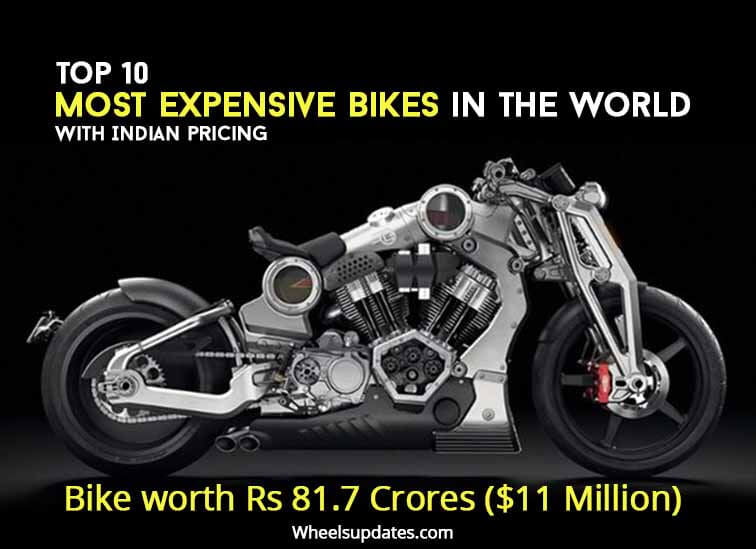 Top 10 Most expensive bikes in the world with indian price