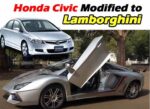 honda Civic Modified to Lamborghini in India