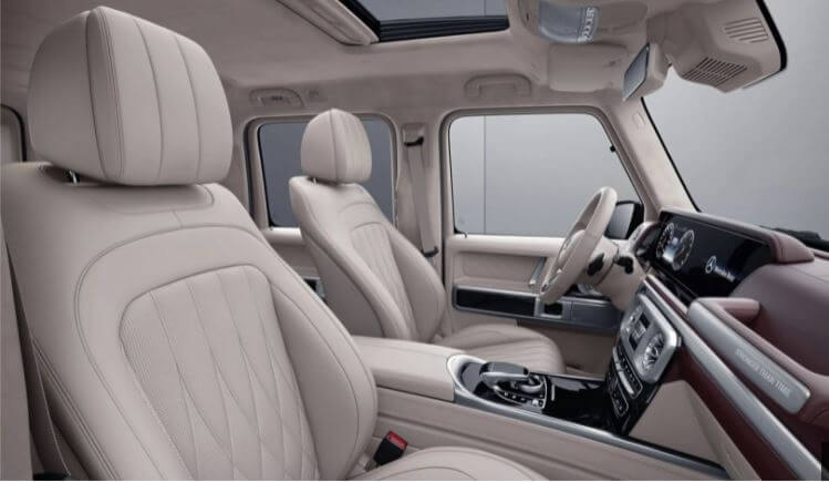 Mercedes G wagon g63 interior