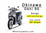 Okinawa Okhi 90 electric scooter - Range - Top speed - Features