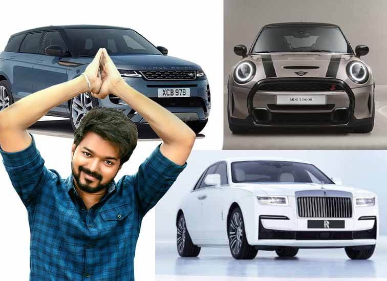 Thalapathy Vijay cars collection worth Rs 18 Crores