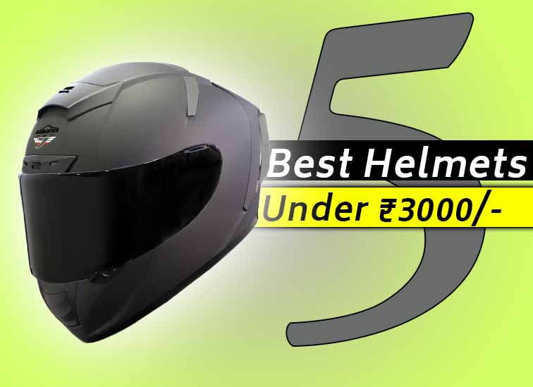 Top 5 Best helmets under 3000 in India 2022