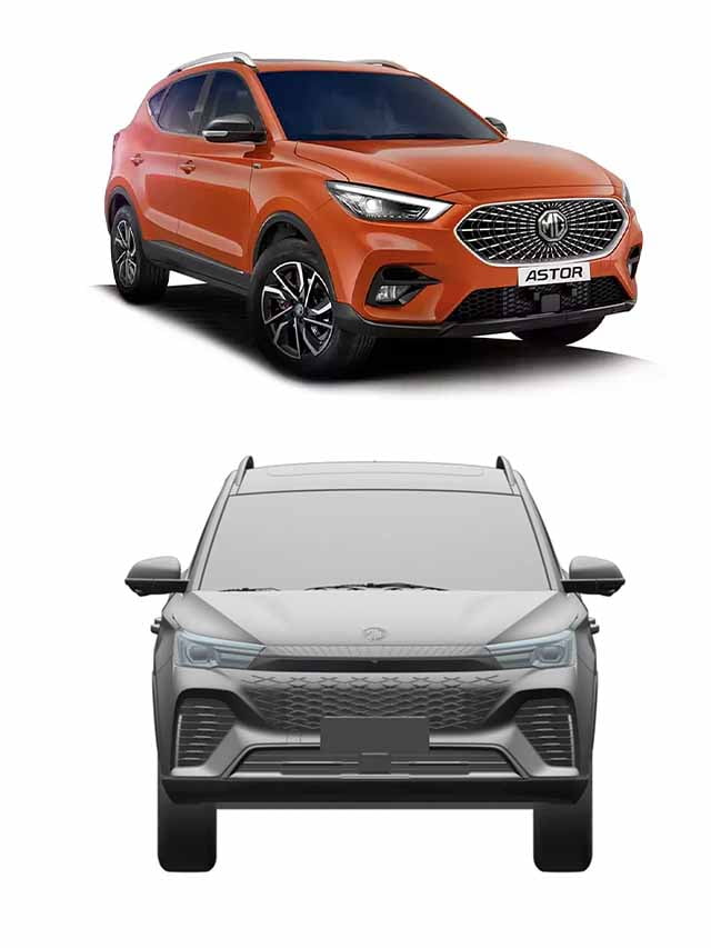 2023 MG ZS EV facelift patent images have been leaked