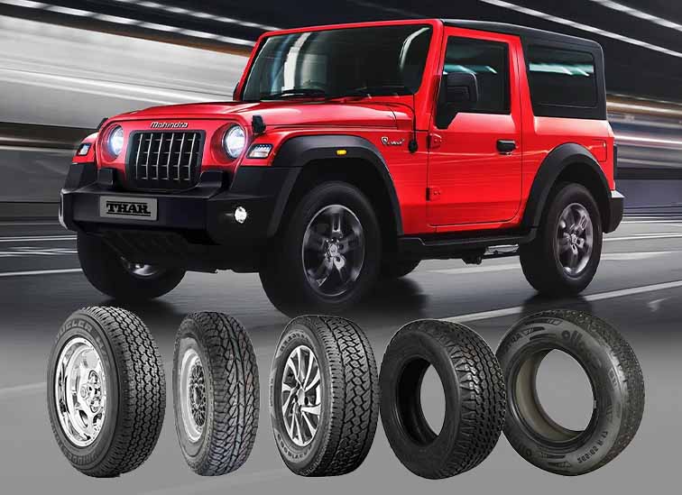 Best tyres for Mahindra Thar