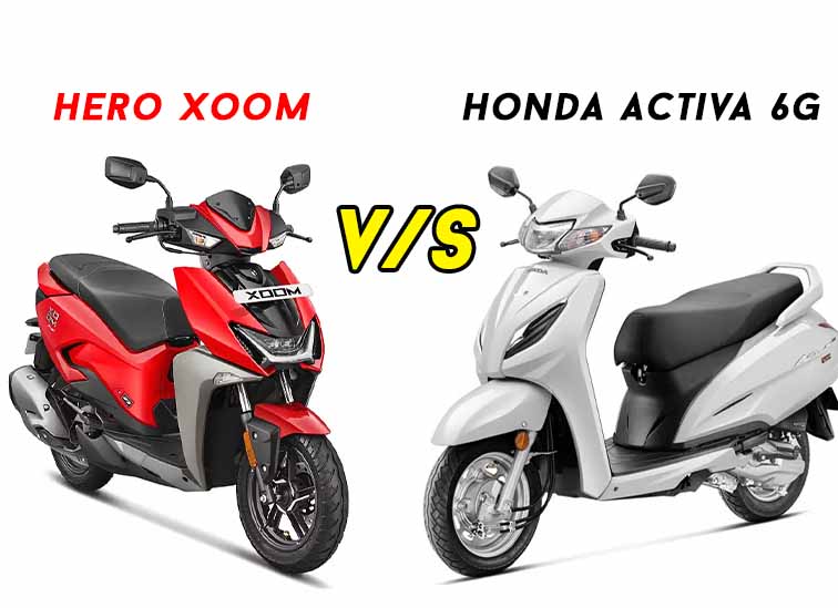 Hero Xoom vs Honda Activa 6G