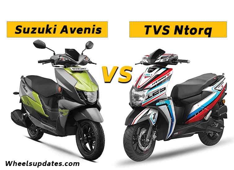 Suzuki Avenis vs TVS Ntorq comparison
