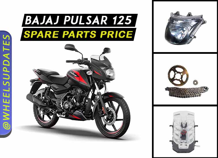 Bajaj Pulsar 125 spare parts price list