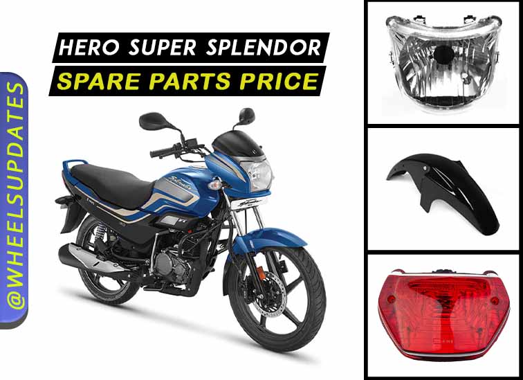 Hero Super Splendor spare parts price list