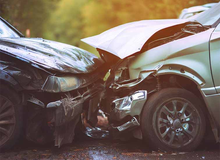 Post-Accident Car Damage