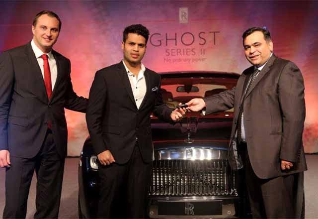 Youngest Rolls Royce Ghost owner Paras Gupta