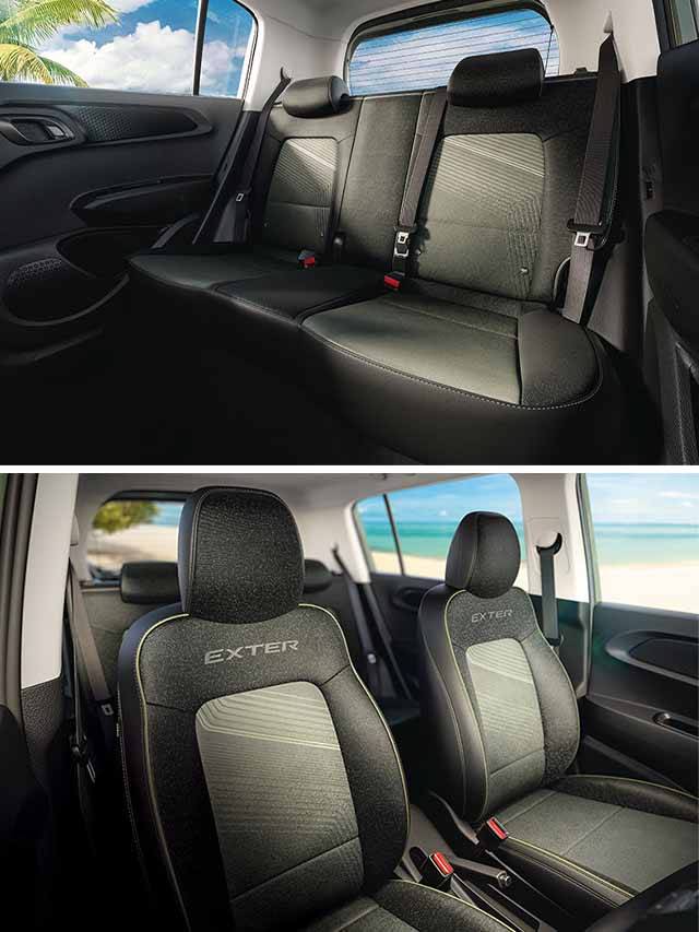 Hyundai Exter seating