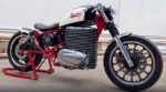 Old Royal Enfield bike converted to Custom Royal Enfield electric bike.