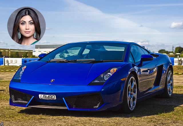 Shilpa Shetty recieved a Lamborghini Gallardo as a gift from her husband raj kundra