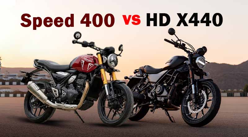 Triumph Speed 400 vs Harley Davidson X440