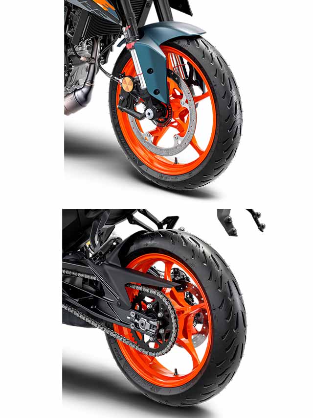 2024 KTM Duke 125 tyres