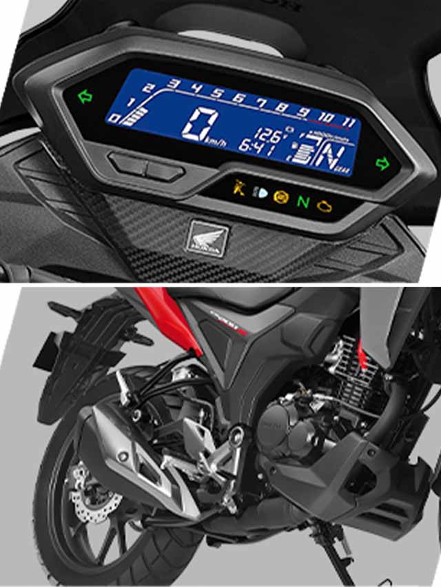 2023 Honda CB200X Instrument console