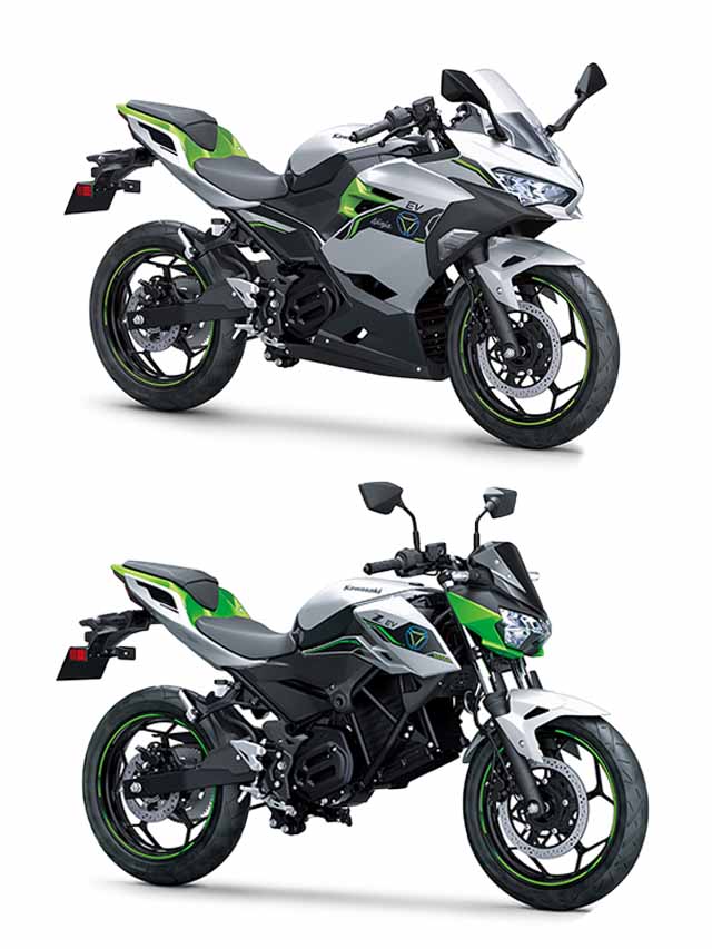 Kawasaki Ninja e-1 and Z e-1