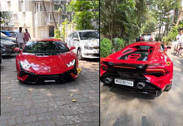 Shraddha Kapoor Lamborghini car