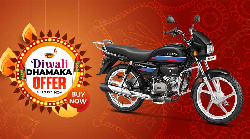 Revolutionise Your Commutes this Diwali with Hero Bikes and Get a Discount of Rs. 5000