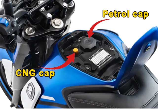 Bajaj Freedom CNG bike fuel tank