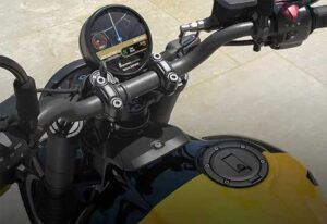 Royal Enfield Guerrilla 450 Tripper TFT dashboard