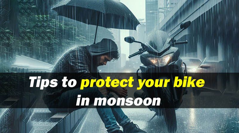 Top 5 tips to protect your motorcycle from water damage in monsoon