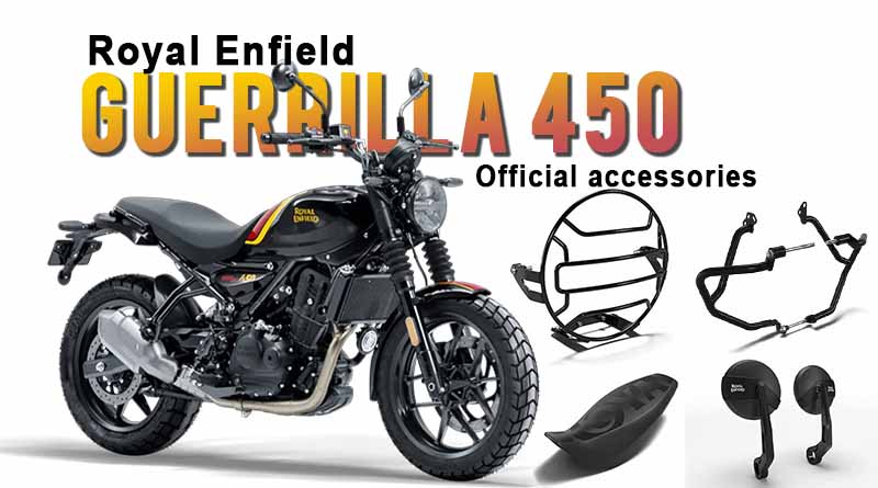 Royal Enfield Guerrilla 450 accessories