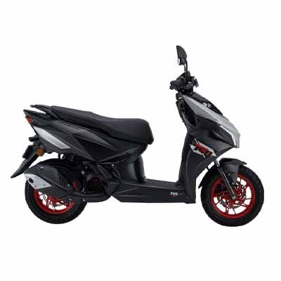TVS Ntorq 150 stealth silver