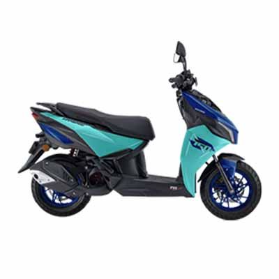 TVS Ntorq 150 turbo blue